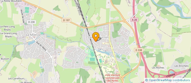 localisation de l'entreprise CUMA DES ETRICHETS à SAINT-SATURNIN