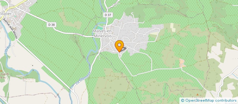 localisation de l'entreprise CUMA DES GARDIES  MALVES-EN-MINERVOIS