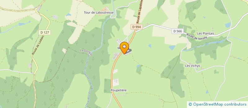 localisation de l'entreprise CUMA DES GATELIERS  NEUILLY-EN-DONJON