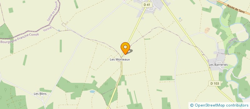 localisation de l'entreprise CUMA DES GATINES  JOUY