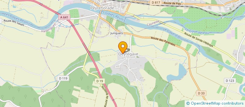 localisation de l'entreprise CUMA DES GAVES à PEYREHORADE
