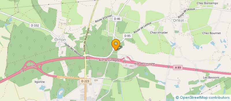 localisation de l'entreprise CUMA DES GENETS à LEZOUX