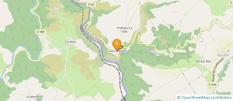 localisation de l'entreprise CUMA DES GORGES DE L'ALLIER  SAINT-HAON