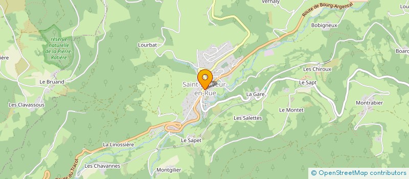 localisation de l'entreprise CUMA DES GRANDS BOIS  LA VERSANNE