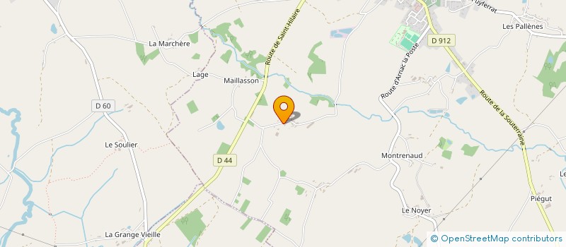 localisation de l'entreprise CUMA DES GRANGES  SAINT-SULPICE-LES-FEUILLES