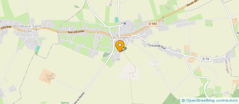 localisation de l'entreprise CUMA DES HAUTES FALAISES  LES LOGES