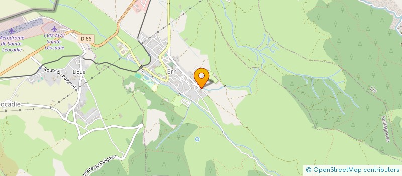 localisation de l'entreprise CUMA DES HAUTES MONTAGNES  ERR