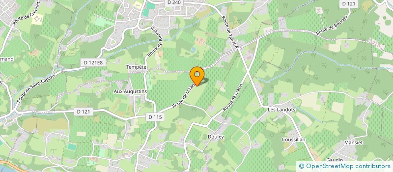 localisation de l'entreprise CUMA DES HAUTS DE BAURECH  BAURECH