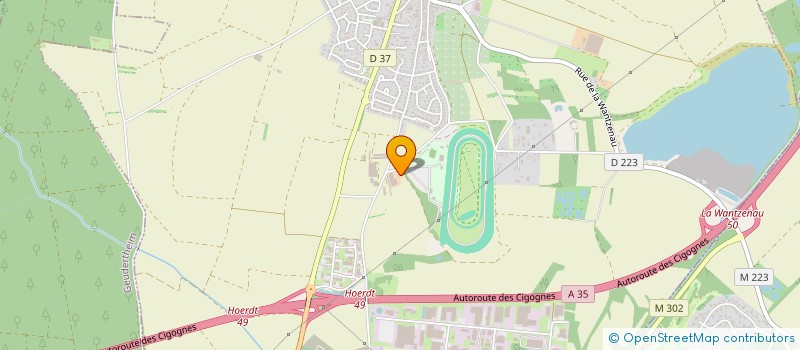 localisation de l'entreprise CUMA DES IRRIGANTS DE HOERDT  HRDT