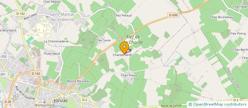 localisation de l'entreprise CUMA DES JAVELLES à JONZAC