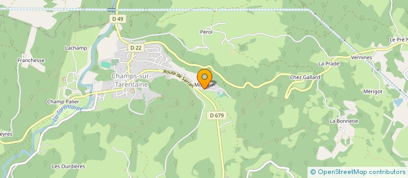 localisation de l'entreprise CUMA DES LACS à TREMOUILLE