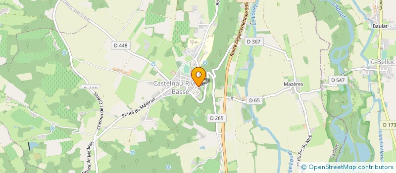 localisation de l'entreprise CUMA DES LANDES A SAUVETERRE à SAUVETERRE