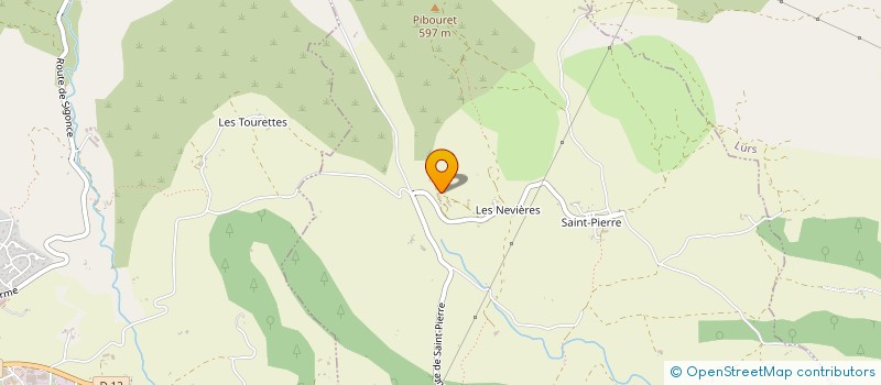 localisation de l'entreprise CUMA DES MAGNANS  PIERRERUE