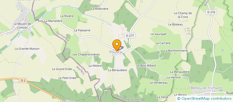 localisation de l'entreprise CUMA DES MARETTES à BELFORET-EN-PERCHE