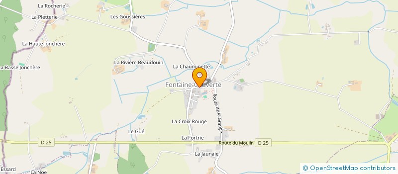 localisation de l'entreprise CUMA DES MARONNIERS  FONTAINE-COUVERTE