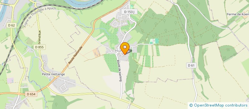 localisation de l'entreprise CUMA DES MENHIRS  MANDEREN-RITZING