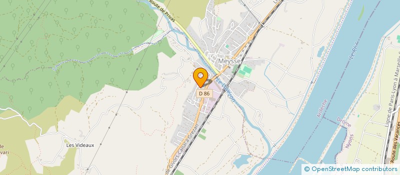 localisation de l'entreprise CUMA DES METIERS DE LA VIGNE  ALBA-LA-ROMAINE