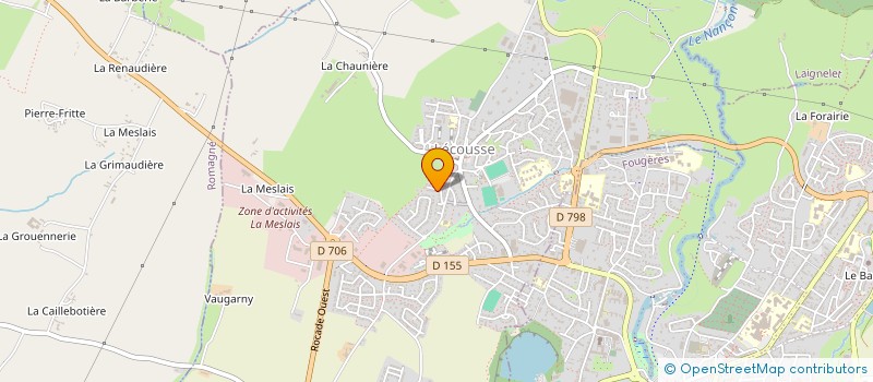 localisation de l'entreprise CUMA DES MONTS DU COGLAIS  SAINT-GERMAIN-EN-COGLES