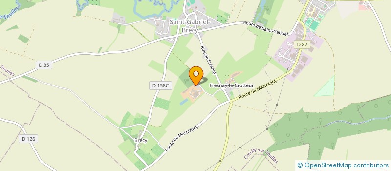 localisation de l'entreprise CUMA DES MOUSQUETAIRES  CREULLY SUR SEULLES