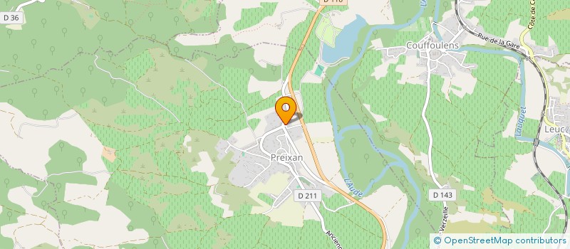 localisation de l'entreprise CUMA DES MUSCATS  PREIXAN