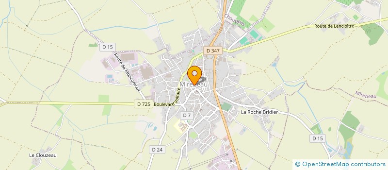 localisation de l'entreprise CUMA DES NOYERS  MIREBEAU