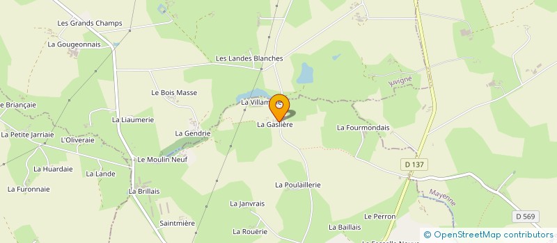 localisation de l'entreprise CUMA DES PICHO  LE BOURGNEUF-LA-FORET