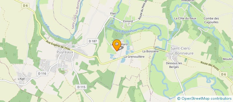 localisation de l'entreprise CUMA DES PIERRIERES à PUYREAUX