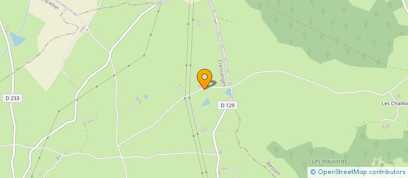 localisation de l'entreprise CUMA DES PRAIRIES  CRESSANGES