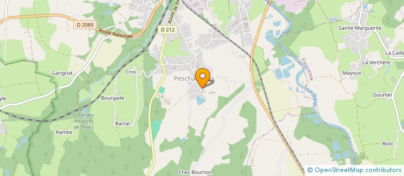 localisation de l'entreprise CUMA DES PRES VERTS  PESCHADOIRES