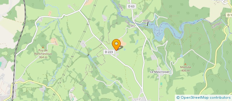 localisation de l'entreprise CUMA DES PUYS ET GRANDS MONTS à LAURIERE