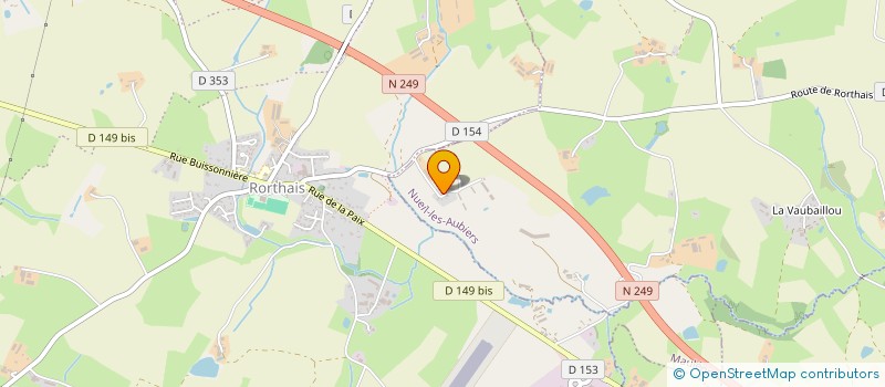 localisation de l'entreprise CUMA DES QUATRE CHEMINS  NUEIL-LES-AUBIERS