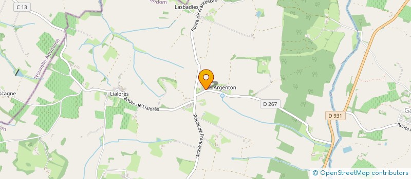 localisation de l'entreprise CUMA DES QUATRE HAMEAUX  CONDOM