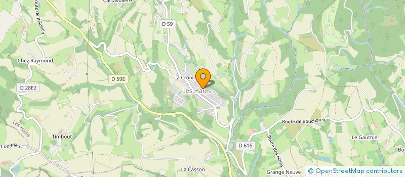 localisation de l'entreprise CUMA DES QUATRE VENTS à LES HAIES