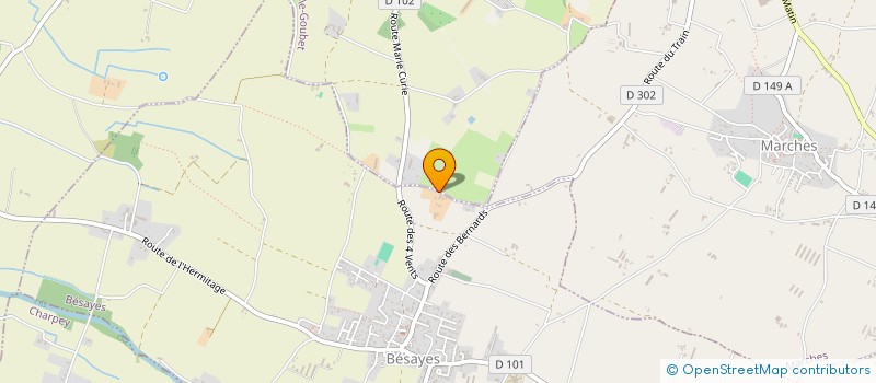 localisation de l'entreprise CUMA DES QUATRES COMMUNES  BESAYES