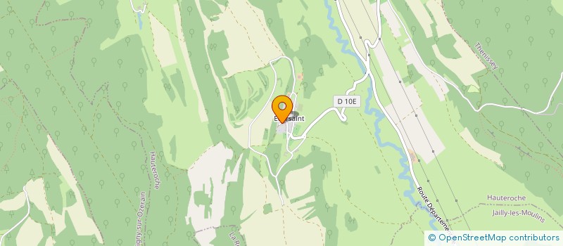 localisation de l'entreprise CUMA DES ROCHES  HAUTEROCHE