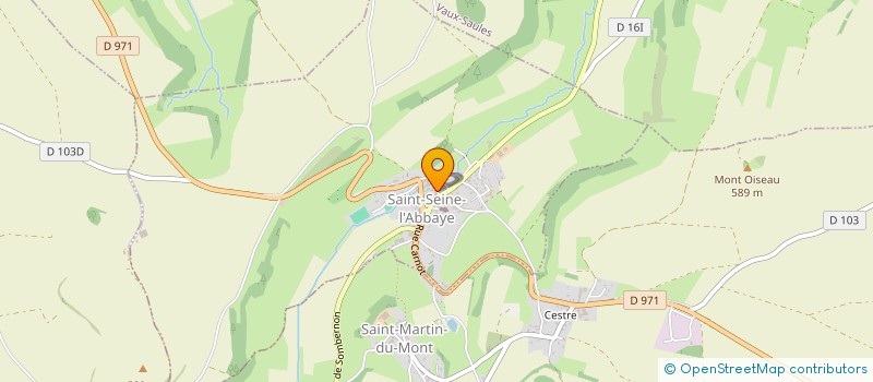 localisation de l'entreprise CUMA DES ROCHES SAINT CLAUDE  POISEUL-LA-GRANGE