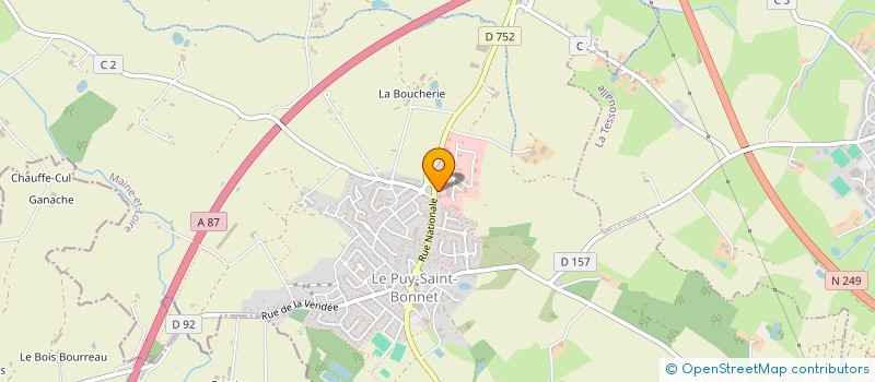 localisation de l'entreprise CUMA DES ROSIERS à CHOLET