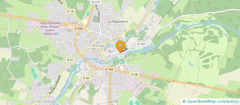 localisation de l'entreprise CUMA DES SABLES  BAUGE-EN-ANJOU