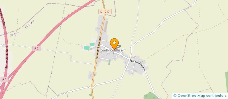 localisation de l'entreprise CUMA DES SAULES  SAILLY-SAILLISEL