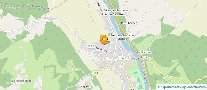 localisation de l'entreprise CUMA DES SAVOIES  BONNEUIL-MATOURS