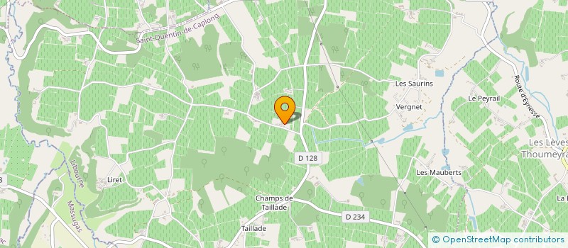 localisation de l'entreprise CUMA DES TROIS COTEAUX  LA ROQUILLE