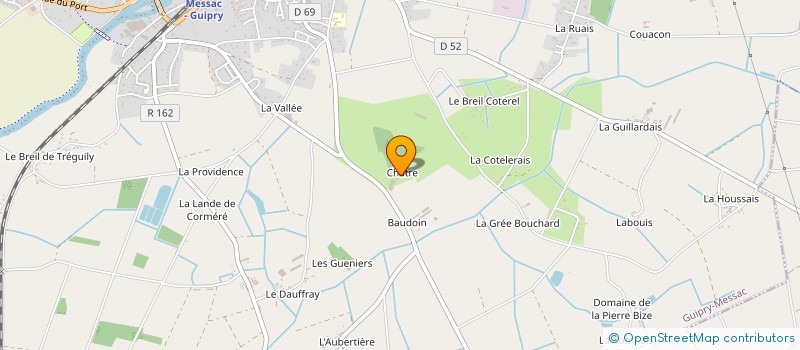 localisation de l'entreprise CUMA DES TROIS EPINES  GUIPRY-MESSAC