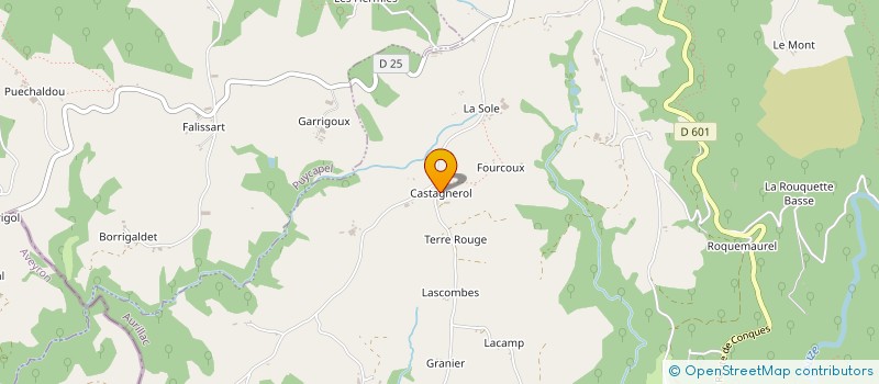 localisation de l'entreprise CUMA DES TROIS PUECHS à CASSANIOUZE