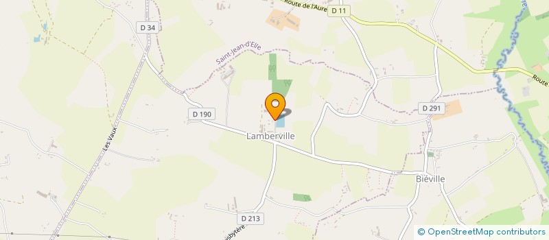 localisation de l'entreprise CUMA DES VERGERS DE LA VIRE  LAMBERVILLE