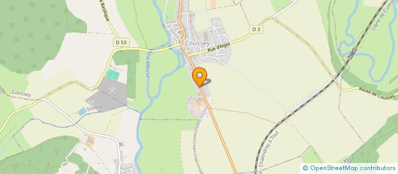 localisation de l'entreprise CUMA DES VERRIERS à COUSSEY