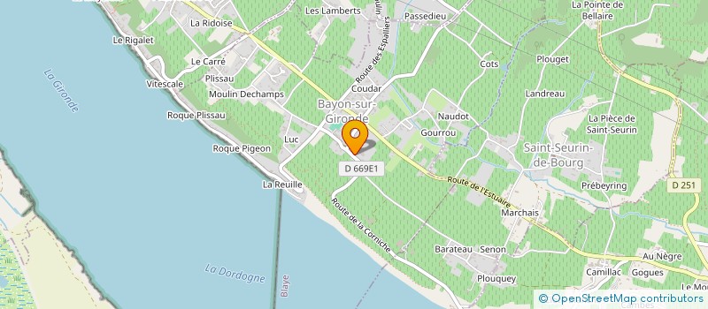 localisation de l'entreprise CUMA DES VIGNERONS DE ST TROJAN  SAINT-CIERS-DE-CANESSE