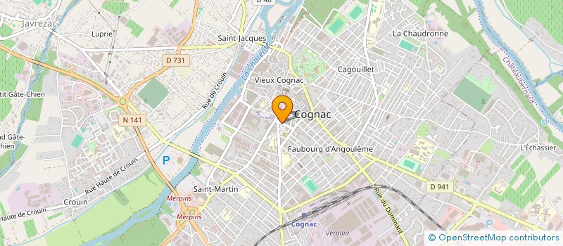 localisation de l'entreprise CUMA DES VIGNES à COGNAC