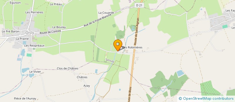 localisation de l'entreprise CUMA DES VIGNES DE OISLY à OISLY