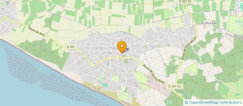 localisation de l'entreprise CUMA DES VIGNES FRANCHES  LE BOIS-PLAGE-EN-RE