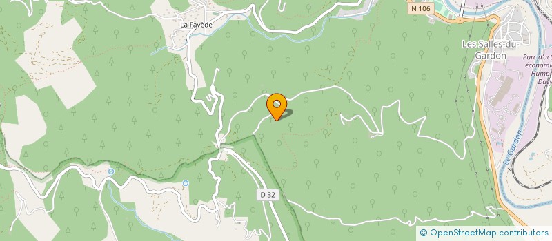 localisation de l'entreprise CUMA DU BARON  LES SALLES-DU-GARDON